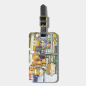 Pushcart Paradise Bagagelabel (Voorkant verticaal)