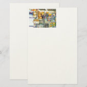 Pushcart Paradise Briefpapier (Voorkant / Achterkant)