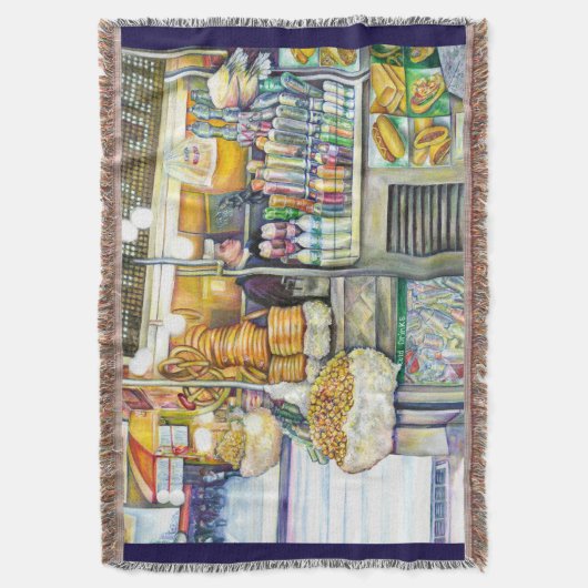 Pushcart Paradise Deken (Voorkant Verticaal)