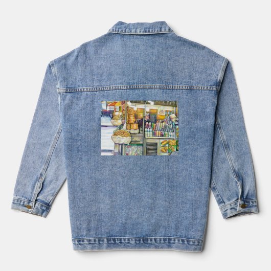 Pushcart Paradise Denim Jacket (Achterkant)