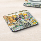 Pushcart Paradise Drankjes Onderzetter (Linkerzijde)