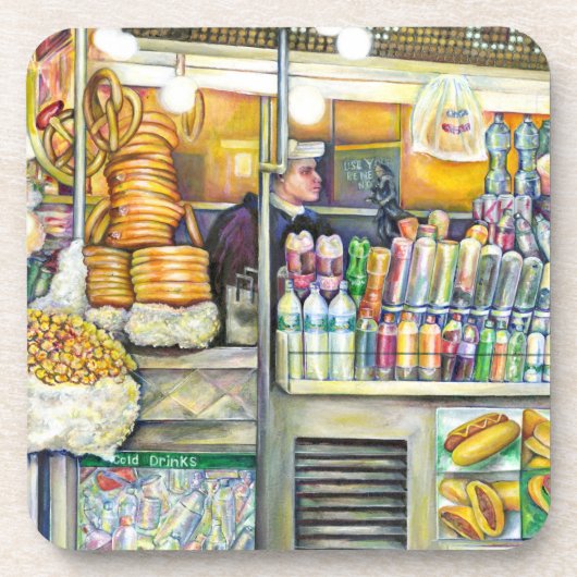 Pushcart Paradise Drankjes Onderzetter (Voorkant)