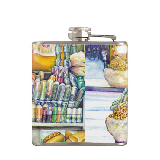 Pushcart Paradise Heupfles (Achterkant)