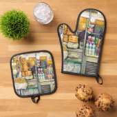 Pushcart Paradise Ovenwant & Pannenlap Set (Top down)