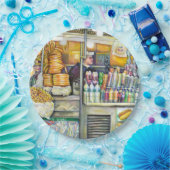 Pushcart Paradise Papieren Bordje (Feest)