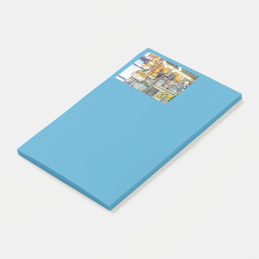 Pushcart Paradise Post-it® Notes (Schuin)