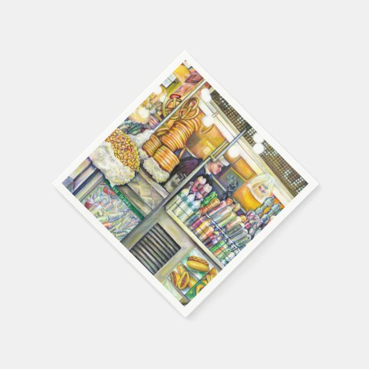 Pushcart Paradise Servet (Hoek)