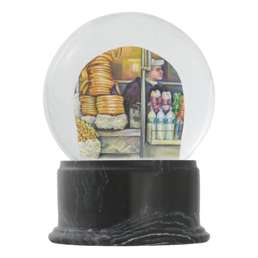 Pushcart Paradise Sneeuwbol (Achterkant)