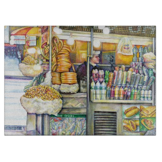 Pushcart Paradise Snijplank (Voorkant)