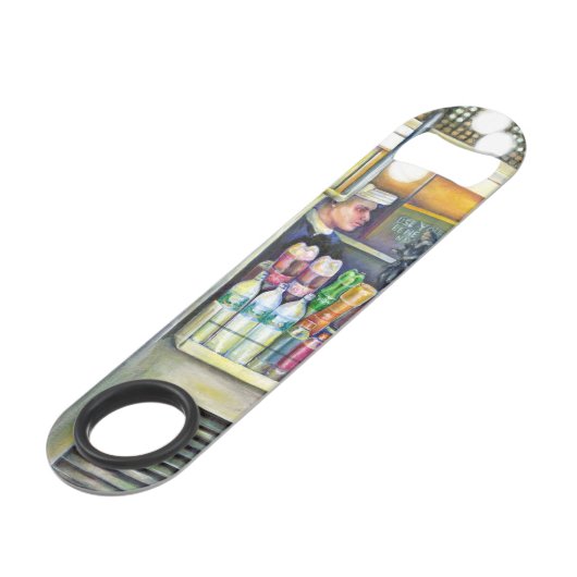 Pushcart Paradise Speed Flessenopener (Achterkant Gekanteld)