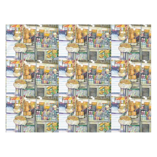 Pushcart Paradise Tafelkleed (Voorkant (Horizontaal))