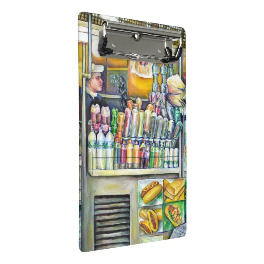 Pushcart ParadiseOrigineel schilderij met een goed Mini Klembord (Schuin)