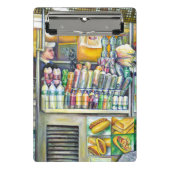 Pushcart ParadiseOrigineel schilderij met een goed Mini Klembord (Voorkant)