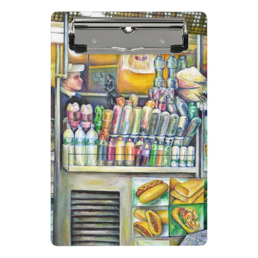 Pushcart ParadiseOrigineel schilderij met een goed Mini Klembord (Voorkant)