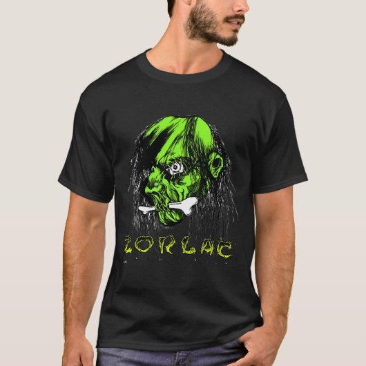 Pushead Zorlac Skateboards gekrompen T-shirt (Voorkant)