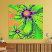 PushIn Daisies Canvas Afdruk (Insitu (Woonkamer))