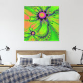 PushIn Daisies Canvas Afdruk (Insitu (Slaapkamer))