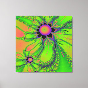 PushIn Daisies Canvas Afdruk