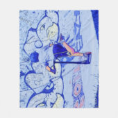 Pushin' It - Stunt Scooter Rider Fleece Deken (Voorkant)