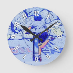 Pushin' It - Stunt Scooter Rider Ronde Klok