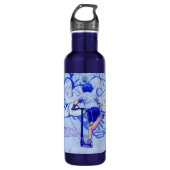 Pushin' It - Stunt Scooter Rider Waterfles (Voorkant)