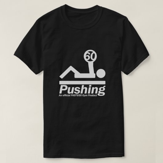 Pushing 60 Officiële FAST@50 T-shirt (Design voorkant)