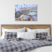 Pushkar ghats Rajasthan Canvas Afdruk (Insitu (Slaapkamer))