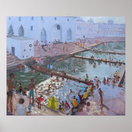 Pushkar ghats Rajasthan Poster (Voorkant)