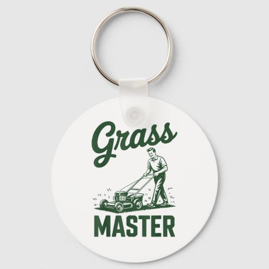 Pushmaaier Legende Gr Master Vader Grappig Grasmaa Sleutelhanger (Voorkant)