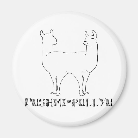 Pushmi-pullyu Magneet (Voorkant)