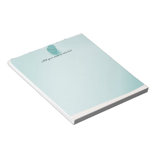 Pushpin Thumbtack Blauw  Notitieblok (Schuin)