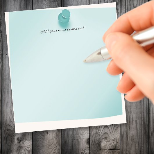 Pushpin Thumbtack Blauw  Notitieblok