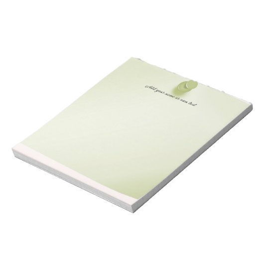 Pushpin Thumbtack Groen  Notitieblok (Linkerzijde)