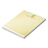 Pushpin Thumbtack Yellow  Notitieblok (Linkerzijde)