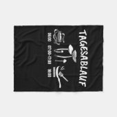 Pushroom Collector Timtable Fleece Deken (Voorkant (Horizontaal))