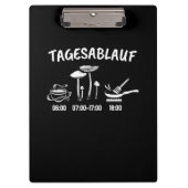 Pushroom Collector Timtable Klembord (Voorkant)