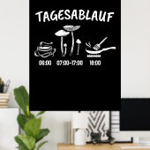 Pushroom Collector Timtable Poster (Thuiskantoor)