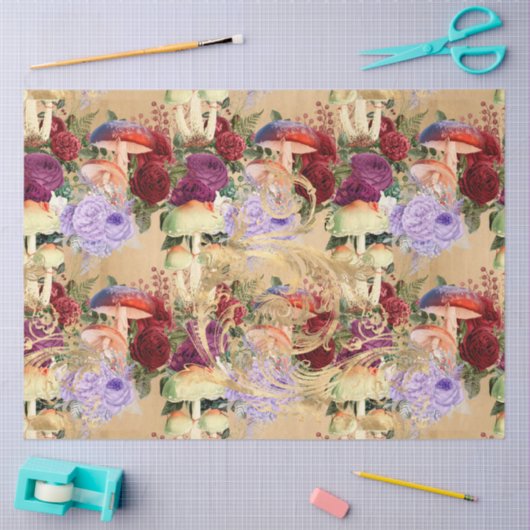 Pushroom Ephemera Design Series #3 Tissuepapier (Craft)