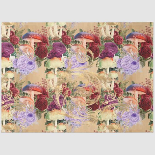 Pushroom Ephemera Design Series #3 Tissuepapier (Voorkant)