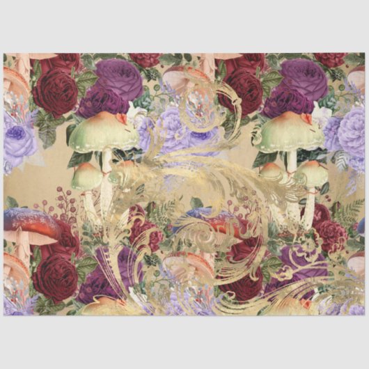 Pushroom Ephemera Design Series #3 Tissuepapier (Voorkant)