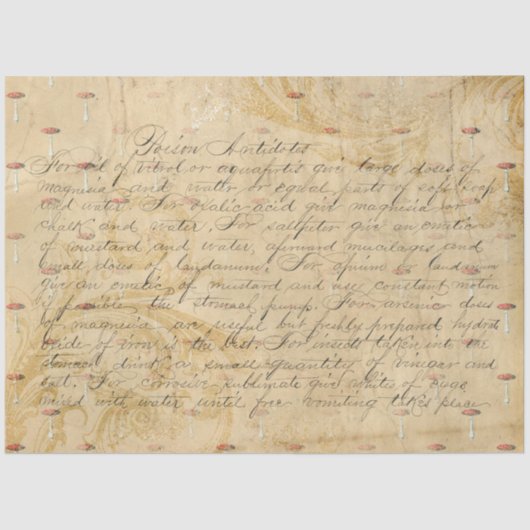 Pushroom Ephemera Design Series #5 Tissuepapier (Voorkant)