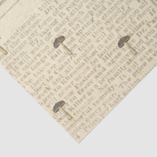 Pushroom Ephemera Design Series #7 Tissuepapier (Detail)