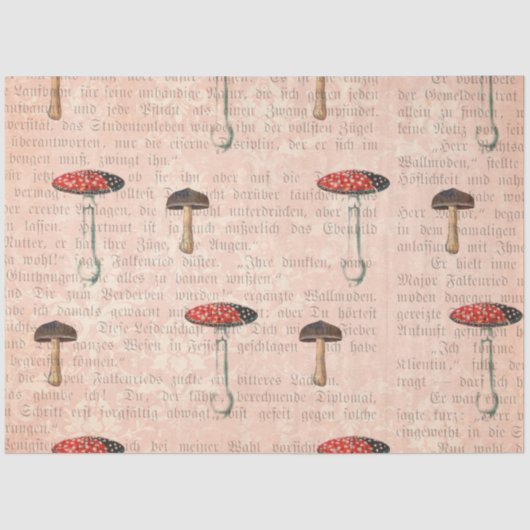 Pushroom Ephemera Design Series #9 Tissuepapier (Voorkant)