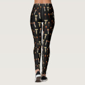 PushroomsPsychedelische Planten Art Leggings (Achterkant)
