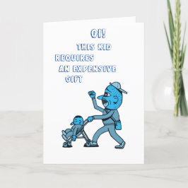PushstoelenBaby. Feestdagen Kaart