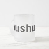 pushwood matte mok (Voorkant links)
