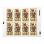 Puss in Boots - Boek Bord ID Etiket (Full Sheet)