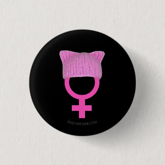 Pussy Pet Womens Power Ronde Button 3,2 Cm