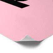 Pussy Power Cat Ears roze resistentie Vrouwen prot Poster (Hoek)