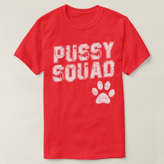 Pussy Squad T-shirt (Design voorkant)